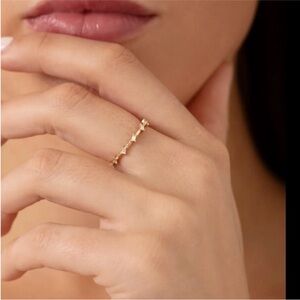 Ring Concierge 14k Gold Baguette Distance Ring Size 6